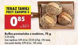 Biedronka Bułka poznańska z makiem Biedronka oferta