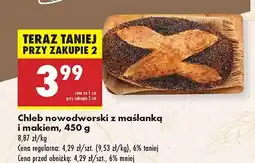 Biedronka Chleb nowodworski z maślanką i makiem Biedronka oferta
