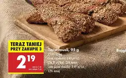 Biedronka Bułka twist musli Biedronka oferta