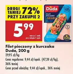 Biedronka Filet pieczony z kurczaka Duda oferta