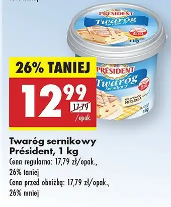 Biedronka Twaróg sernikowy Président oferta