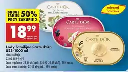 Biedronka Lody Familijne Carte d'Or oferta
