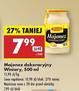Biedronka Majonez dekoracyjny Winiary oferta