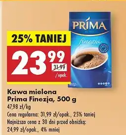 Biedronka Kawa mielona Prima Finezja oferta