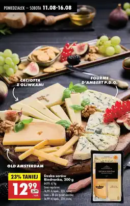 Biedronka Ser Deska serów Biedronka oferta