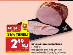 Biedronka Szynka farmerska Duda oferta