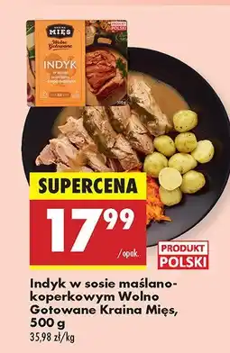 Biedronka Indyk w sosie maślano-koperkowym Wolno Gotowane Kraina Mięs oferta
