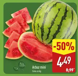 ALDI Arbuz mini 1 kg Aldi oferta