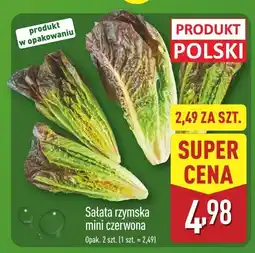 ALDI Sałata rzymska mini czerwona 2 szt. Aldi oferta