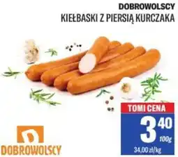 TomiMarkt DOBROWOLSCY KIEŁBASKI Z PIERSIĄ KURCZAKA oferta