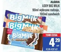TomiMarkt ALGIDA LODY BIG MILK oferta