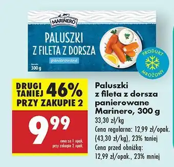 Biedronka Paluszki z fileta z dorsza, panierowane Marinero oferta