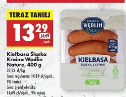 Biedronka Kiełbasa Śląska Nature Kraina Wędlin oferta