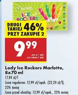 Biedronka Lody Ice Rockers 8-pak Marletto oferta
