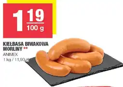 Spar Kiełbasa biwakowa morliny Animex oferta