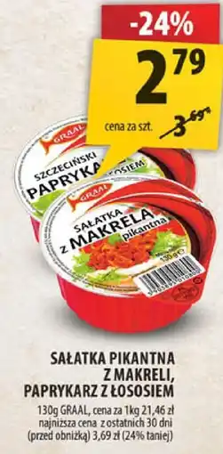 Arhelan Sałatka pikantna z makreli paprykarz z łososiem Arhelan oferta
