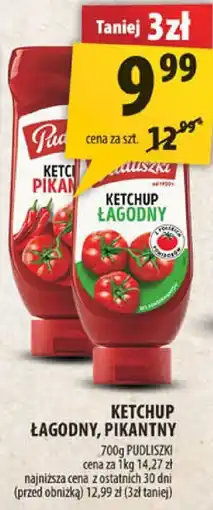 Arhelan Ketchup łagodny pikantny Pudliszki oferta