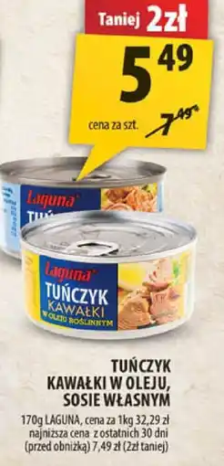 Arhelan Tuńczyk kawałki w oleju sosie własnym Laguna oferta