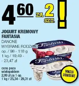 Spar Jogurt kremowy Fantasia Danone oferta
