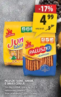 Arhelan Paluszki słone Junior Lajkonik oferta