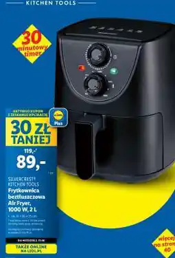 Lidl SILVERCREST KITCHEN TOOLS Frytkownica beztłuszczowa Air Fryer oferta