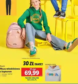 Lidl Bluza młodzieżowa z kapturem oferta