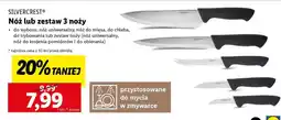 Lidl SILVERCREST Nóż lub zestaw 3 noży oferta