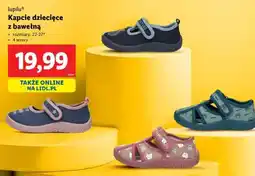 Lidl Kapcie dziecięce z bawełną oferta