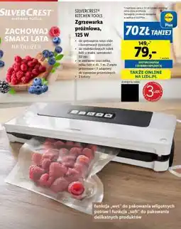 Lidl SILVERCREST KITCHEN TOOLS Zgrzewarka próżniowa 125 W oferta