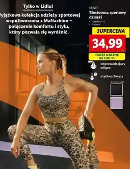 Lidl Crivit Biustonosz sportowy damski oferta