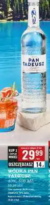 Biedronka WÓDKA PAN TADEUSZ 40%, 500 ML oferta