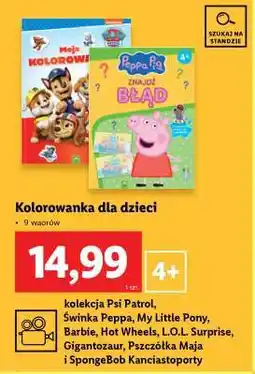 Lidl Kolorowanka dla dzieci oferta