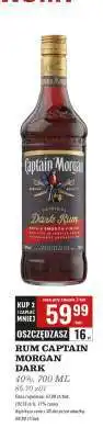 Biedronka RUM CAPTAIN MORGAN DARK oferta