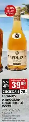 Biedronka BRANDY NAPOLEON RECHERCHÉ PONS oferta
