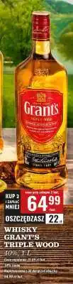 Biedronka WHISKY GRANT'S TRIPLE WOOD 40%, 1 l oferta