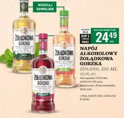 Biedronka NAPÓJ ALKOHOLOWY ŻOŁĄDKOWA GORZKA oferta