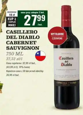 Biedronka CASILLERO DEL DIABLO CABERNET SAUVIGNON oferta