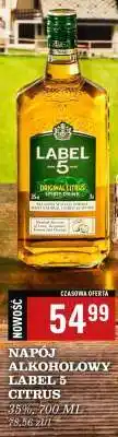 Biedronka NAPÓJ ALKOHOLOWY LABEL 5 CITRUS oferta