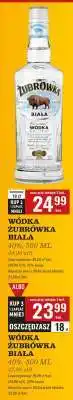 Biedronka Wódka Żubrówka Biała oferta