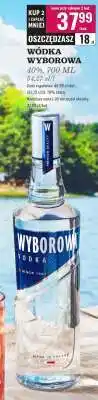Biedronka WÓDKA WYBOROWA 40% 700 ML oferta