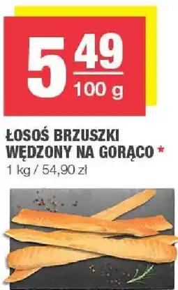 Spar Łosoś brzuszki wędzony na gorąco SPAR oferta