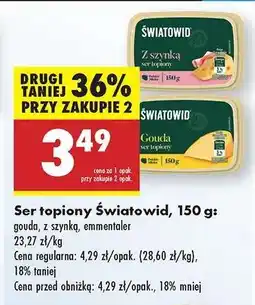 Biedronka Ser topiony Światowid, 150 g oferta