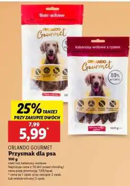 Lidl ORLANDO GOURMET Przysmak dla psa oferta