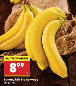 Biedronka Banany kiść Bio na wagę oferta
