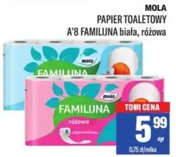 TomiMarkt MOLA PAPIER TOALETOWY A'8 FAMILIJNA oferta