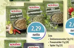 DUO-TES Zioła Kotanyi oferta