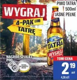 TomiMarkt PIWO TATRA JASNE PEŁNE oferta