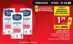 Biedronka Mleko UHT 3,2% Mleczna Dolina oferta