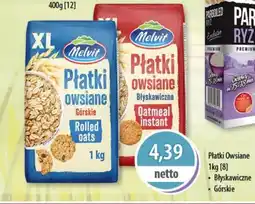 DUO-TES Płatki Owsiane Melvit oferta
