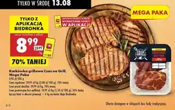 Biedronka Karkówka grillowa plastry Czas Na Grill oferta